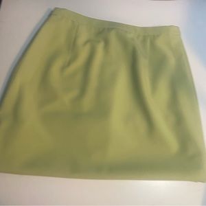 Lime Green Mini Skirt